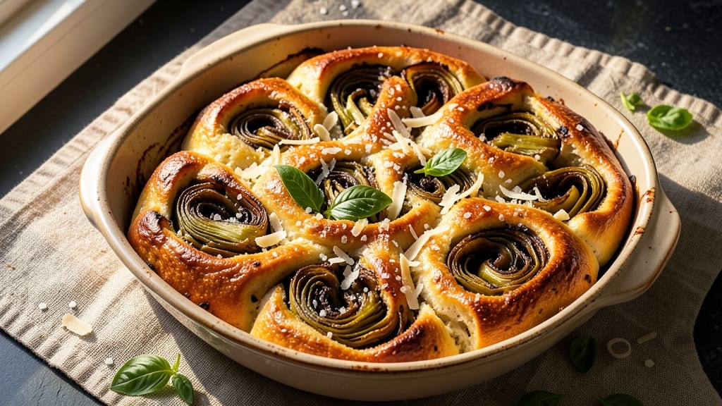 Artichoke Stuffed Bread Recipe: Herbed Filling and Crusty Bite in One Bake