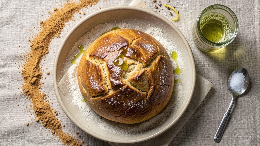 500-Gram Flour Bread Recipe: No-Knead Rise for Crusty-Crumb Mastery