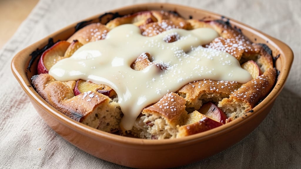 Apple Custard Bread Pudding Recipe: Vanilla-Infused Warmth With Caramelized Apple Bites