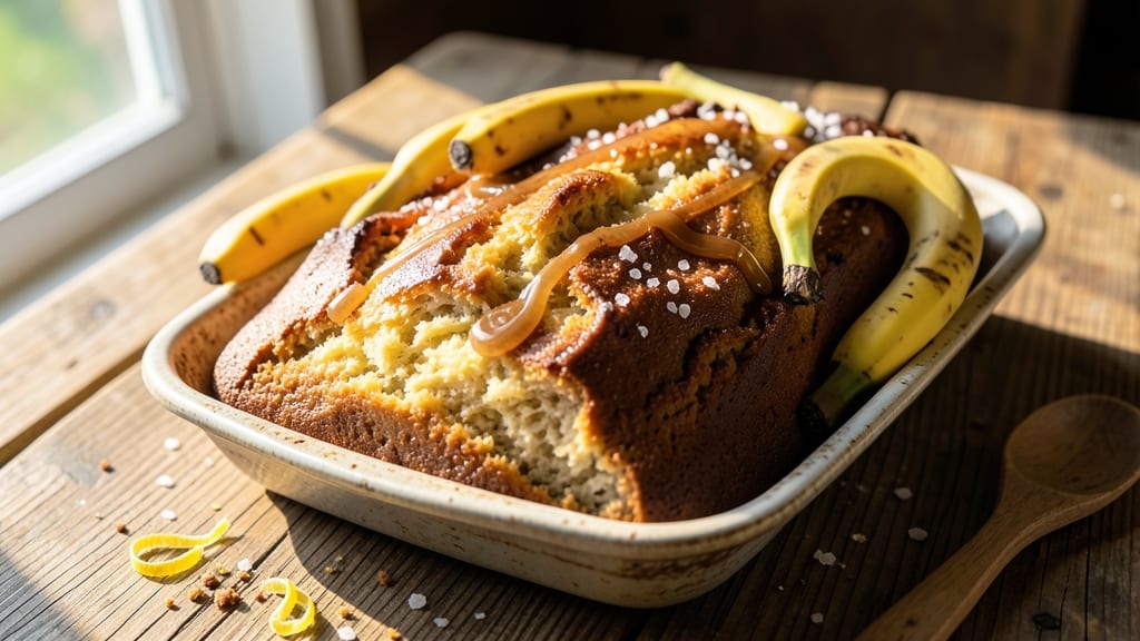 Airy Banana Bread Recipe: Light-as-Air Crumb With Vanilla Swirls