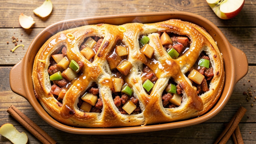 Apple Fritter Pull-Apart Bread Recipe: Caramelized Apple Bites With Buttery Pulls