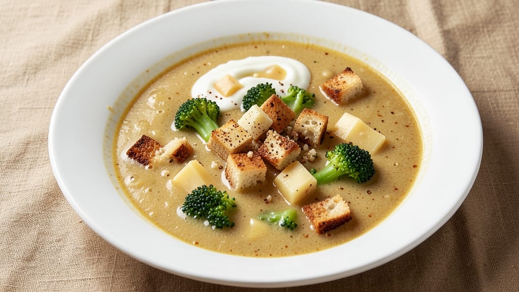 Atlanta Bread Company Broccoli Cheese Soup Recipe: Velvety Creaminess With Crispy Bread Topping