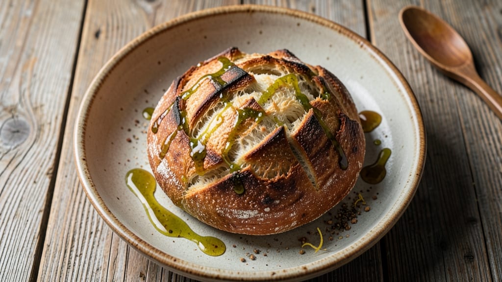 Artisan Bread Recipe Using Bread Flour: Crusty Crisp Edges and Open Crumb Perfection