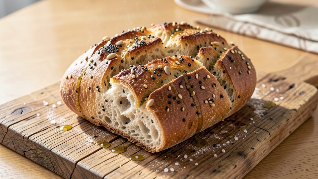 Artisan Seeded Bread Recipe: Nutty Crunch and Pillowy Crumb Masterpiece
