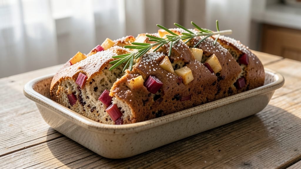 Apple Rhubarb Bread Recipe: Tart-Sweet Swirls and Crusty Crown