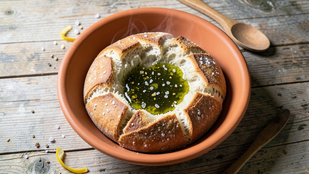 Authentic Ancient Roman Bread Recipe: Crusty, Open-Crumb Loaf from Roman Ovens