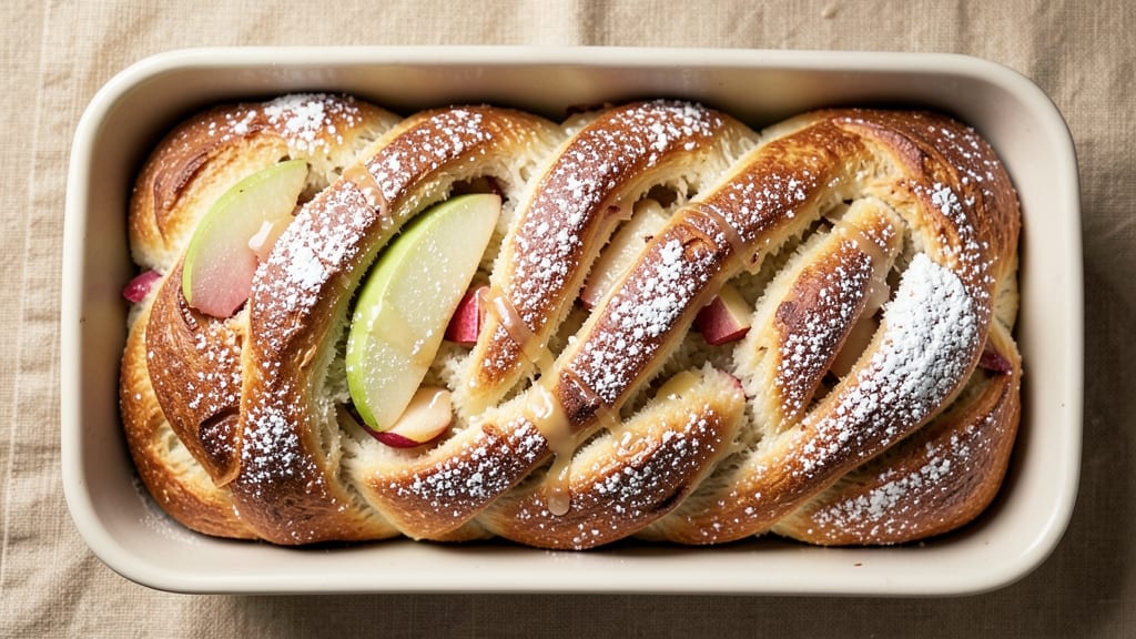 Apple Braid Bread Recipe: Twisted Vanilla-Apple Lattice With Crispy Edges