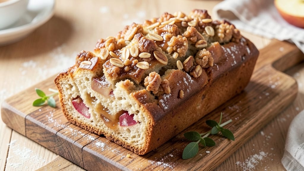 Apple Bread Recipe With Streusel Topping: Cinnamon-Spiced Crunch Meets Soft Swirls