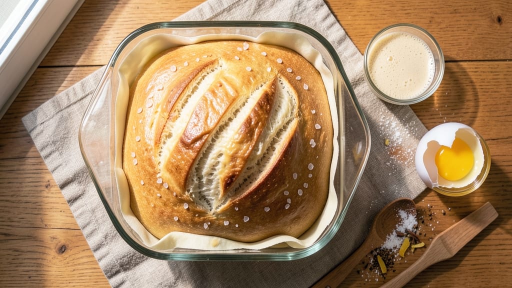 American White Bread Recipe: Soft-Sliced Classic With No-Knead Ease