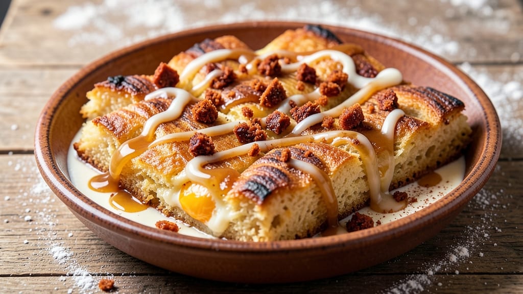 Authentic Mexican Bread Pudding Recipe: Cinnamon-Infused Custard With Warm Chorizo Swirls