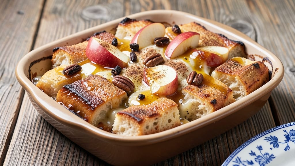 Apple Cider Bread Pudding Recipe: Spiced Apple Cider Infusion With Crispy Top