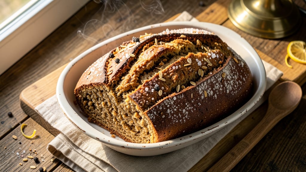 All Bran Brown Bread Recipe: Fiber-Packed Crust With Whole-Grain Heartiness