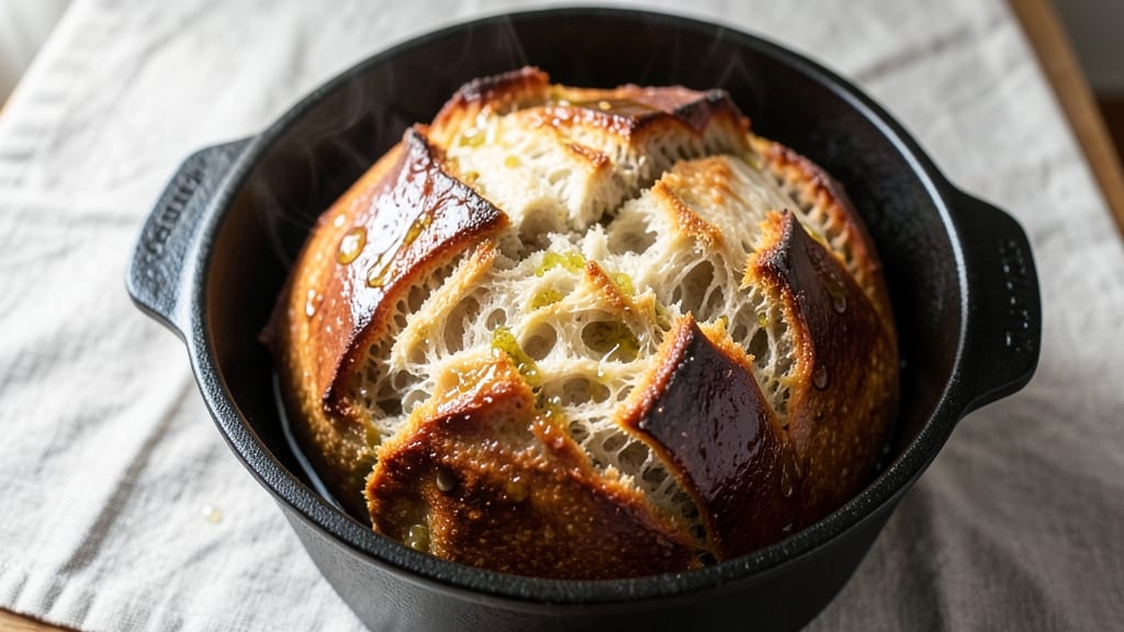 7 Qt Dutch Oven Bread Recipe: One-Batch Family-Sized Loaf