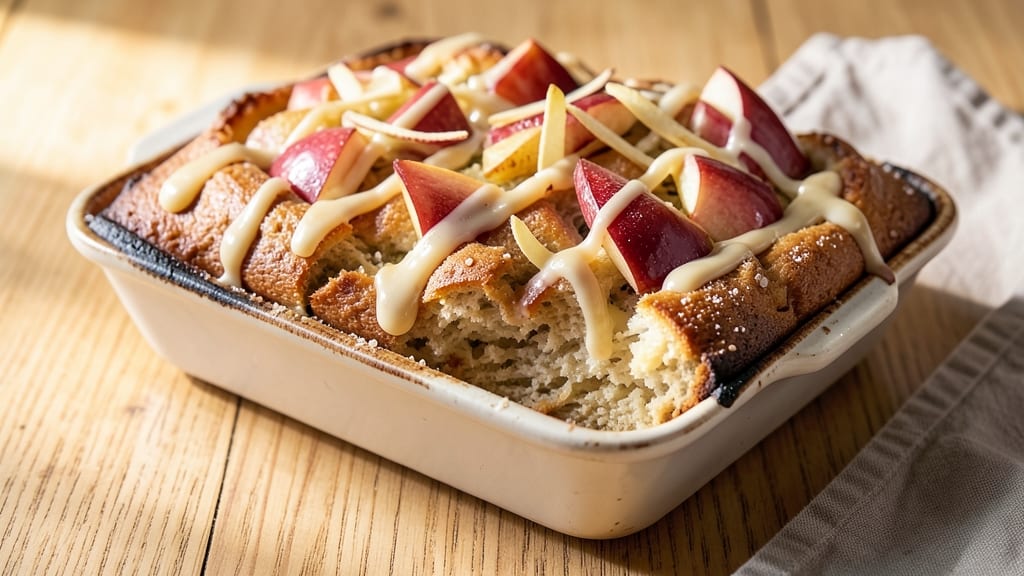 Amish Apple Fritter Bread Recipe With Sour Cream: Caramelized Apple Swirls and Crispy Crown