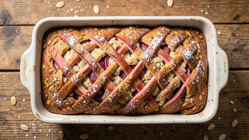Apple Oatmeal Quick Bread Recipe: Spiced Apple Streusel Crown With Moist Heart