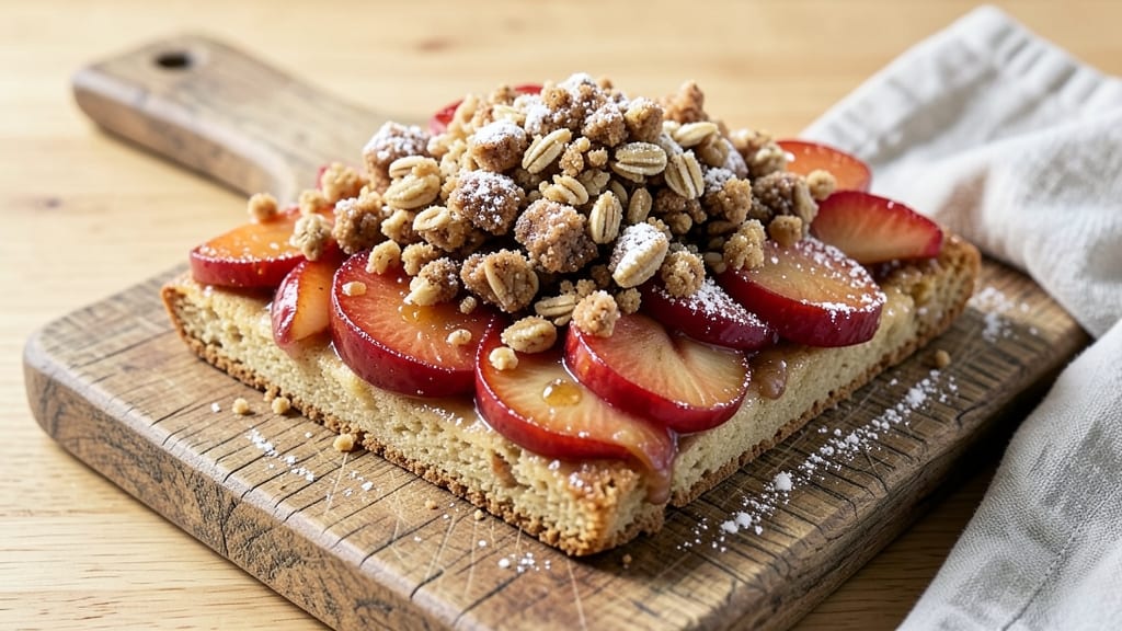 Apple Crisp Shortbread Bars Recipe: Apple Pie Flavor Meets Buttery Crunch