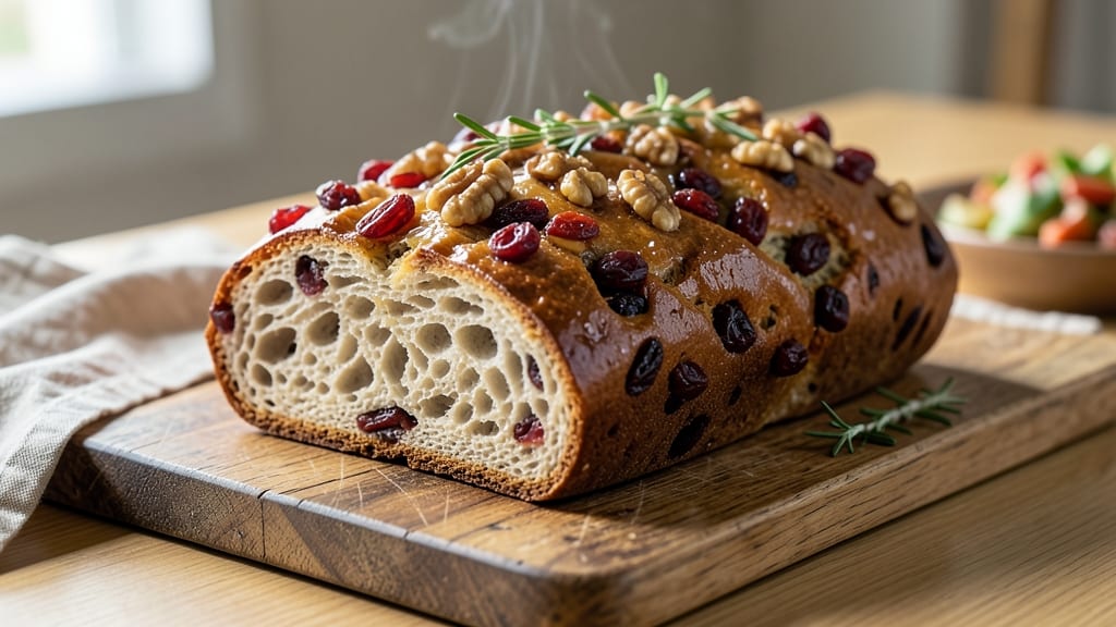 Artisan Raisin Walnut Bread Recipe: Nutty-Sweet Swirls and Crusty Golden Crunch